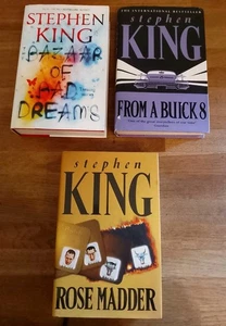 BOOK - Bundle Of X3 Stephen King Horror Hardback Books Rose Madder Buick Lot #3 - Picture 1 of 4