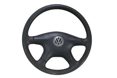 VW T4 Lenkrad 4 Speichen Hupenknopf Kunststoff ab 98 schwarz Original 7D0419091L - Bild 1 von 4