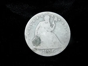 Mezzo dollaro argento liberty seduto 1856-O 50c - Foto 1 di 4