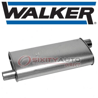 Walker SoundFX Left Exhaust Muffler for 1987-1991 GMC R1500 Suburban 6.2L V8 pk - Image 1 of 4