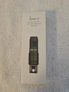 Olight imini 2 50 Lumen Tiny Keychain EDC Flashlight Everyday Carry Rechargeable - Foto 1 di 3