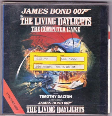 Atari 8bit 800/400 3 Disk pack inc James Bond Living Daylights - Image 1 of 4