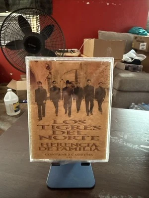 Los Tigres Del Norte Herencia De Familia 2 Cassette Tapes SEALED! Orig 1999 NEW! - Image 1 of 3