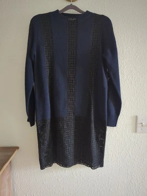 Vestido tejido encaje Sacai Luck talla 2 lana algodón  Foto 1 de 4