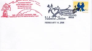 VALENTINE STATION, LOVELAND, CO 2006 FDC20025 - Imagen 1 de 1