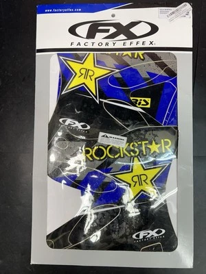 Factory Effex 19-07212 Rockstar Graphic Kit – Shroud, Trim, Fork Decals Foto 1 de 4