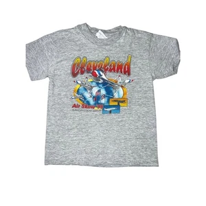 Vintage Cleveland Air Show '98 Burke Lakefront airport youth T-shirt size 6-8 - Picture 1 of 4