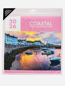 Traditioneller quadratischer Kalender 2025 Monatsansicht Wand Querformat - Bild 1 von 2