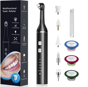 Tooth Polisher Plaque Remover for Teeth, Teeth Stain Remover Teeth Cleaning - Picture 1 of 5