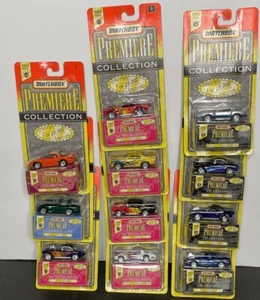 Sealed Vintage 90s Matchbox Premiere Collection Series 9, 11,12, & 14 Lot of 11 Cars - Bild 1 von 5