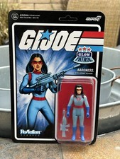 GI Joe Super 7 Reaction GI Joe Glow Patrol Baroness