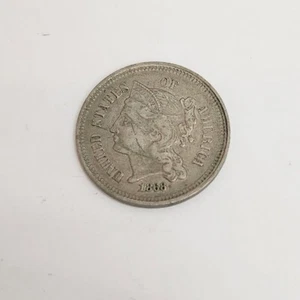 1868 Nickel 3 Cent - Picture 1 of 2