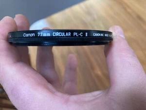 Canon Camera Polarized Light Filter PL-C 77mm - Photo 1/2