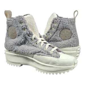 Converse Unisex Run Star Hike Sherpa Turnschuhe Größe 7 Damen Mauve 172202C Neu mit Karton - Bild 1 von 10