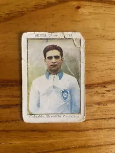 Tarjeta coleccionable de fútbol 1925 Codualdo Brasileño Paulistano Dolar - Imagen 1 de 2