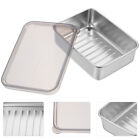 Cheese Savers Keeper Stainless Steel Crisper Butters Box Portable
