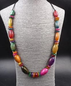 Collier en corne de zébu de Madagascar Tuléar - Imagen 1 de 2