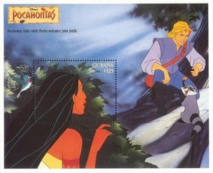 Disney 1995 Guyana - $325 POCAHONTAS Miniature Sheet Nº2 - MNH - Picture 1 of 1