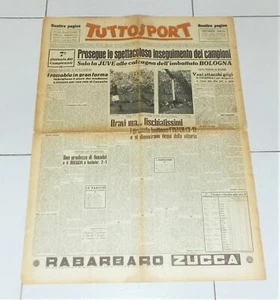 Tuttosport 4 novembre 1946 CAMPIONATO CALCIO BOLOGNA Grande Torino 4/11/1946 - Picture 1 of 1