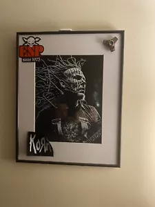 Maßgeschneidertes gerahmtes Brian ""Kopf"" Welch of Korn 1/1 gerahmtes Kunstwerk - Bild 1 von 2