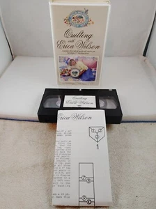QUILTING WITH ERICA WILSON VHS VIDEO, NEEDLECRAFT DESIGN & STITCHING SECRETS - Picture 1 of 4