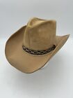 Vintage Resistol Stagecoach Cowboy Hat Tan Suede Size 7 Euc