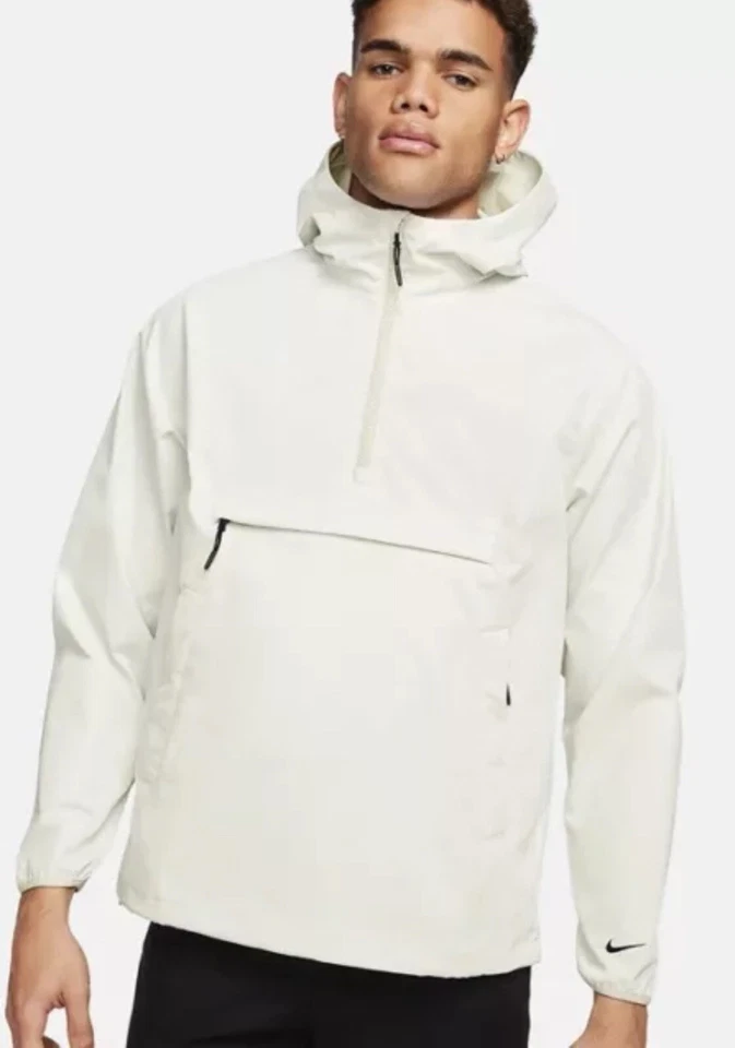 NIKE FJ6816-072 Repel Unscripted Anorak 1/2 Zip Wind Golf Hoodie Jacket Mens 2XL