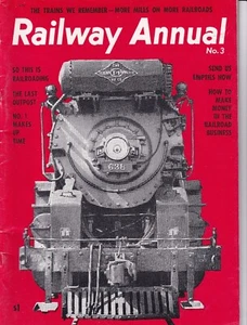 Railway Annual No. 3 January 1954 by Trains Magazine - Foto 1 di 2