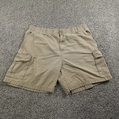 Pantalones Cortos Gloria Desteñidos De Colección Para Hombres L Marrón Tostado Beige Carga Utilidad Aire Libre Senderismo Y2K Foto 1 de 4