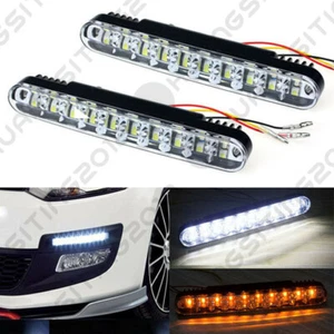 2PCS 30 LED Car Daytime Running Light DRL Daylight Lamp w/ Turn Light For Nissan - Bild 1 von 6