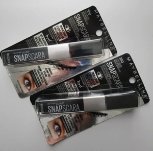 2 Maybelline New York Snapscara waschbare Wimperntusche in #300 Pechschwarz NEU VERSIEGELT - Bild 1 von 3
