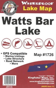 Mapa de pesca Watts Bar-1726 - Imagen 1 de 1