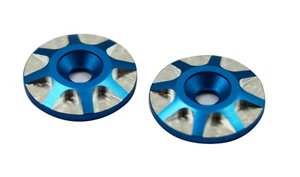 Botones de ala de aluminio azul para Team Associated RC10 B6 B64 Dhawk Racing - Imagen 1 de 2