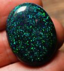 Beautiful Andamooka Matrix Opal - Blues Greens, Black Opal, Hard Matrix