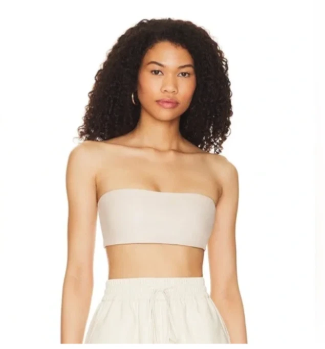 Free People Beige Seamless Strapless Bralette Bra Size: XS - Image 1 of 4