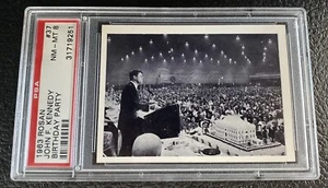 1963 Rosan PSA 8 John F Kennedy #37 Birthday Party JFK Rookie Card 60s USA Nice - Picture 1 of 3