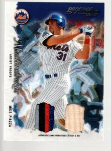 2003 Studio Masterstrokes Proofs #21 Mike Piazza Bat-Jersey 30/50 - Picture 1 of 1
