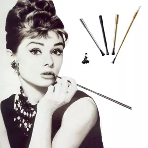 Pipe UK Tobacco Holder Women's Long Retractable Vintage Cigarette Holder Smoke - Picture 1 of 19