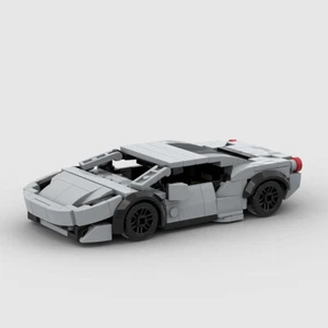 Lamborghini Aventador Toy Car Moc Brick Set DIY Kit Building Blocks Education - Picture 1 of 6
