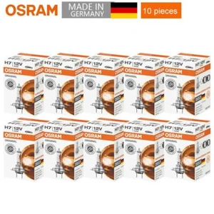 10pcs Osram H7 Halogen Headlight Car Original Globes Bulb 12V 55W 3200K 64210 - Picture 1 of 5