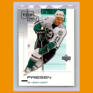 Tarjeta de hockey Jeff Friesen #2 2002 Upper Deck Top Shelf Anaheim Mighty Ducks NHL - Imagen 1 de 3