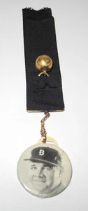 1935 Quaker Oats Babe Ruth Boston Braves Scorer Watch Fob Pin Rawlings Charm - Picture 1 of 4