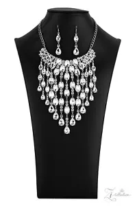 Majestic Zi-Collection Paparazzi White-Necklace. - Picture 1 of 5