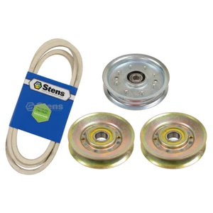 Drive Belt & Idlers for John Deere GT225 GT235 GT235E GT245 GX255 Lawn Tractors - Picture 1 of 4