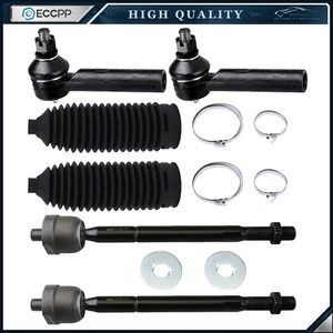6pcs Front Inner and Outer Tie Rod Ends For 2005 - 2016 2017 2018 TOYOTA TACOMA - Picture 1 of 8