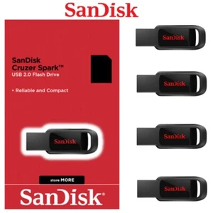 USB Flash Drive SanDisk USB 2.0 Memory Stick Pen PC Mac USB Cruzer Spark CZ61 - Picture 1 of 21