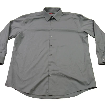 J Ferrar Shirt Mens 2XL Long Sleeve Slim Button Front Outdoors 18 18 1/2 - Image 1 of 4