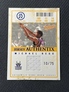 2004-05 Fleer Authentix Jersey Authentix Numbered to 75 /75 Michael Redd #JA-MR - Picture 1 of 2