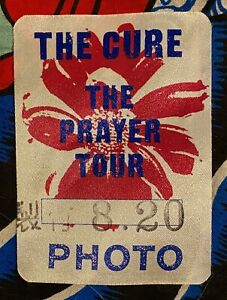 The Cure - The Prayer Tour - Giants Stadium - August 20, 1989 / Photo Pass