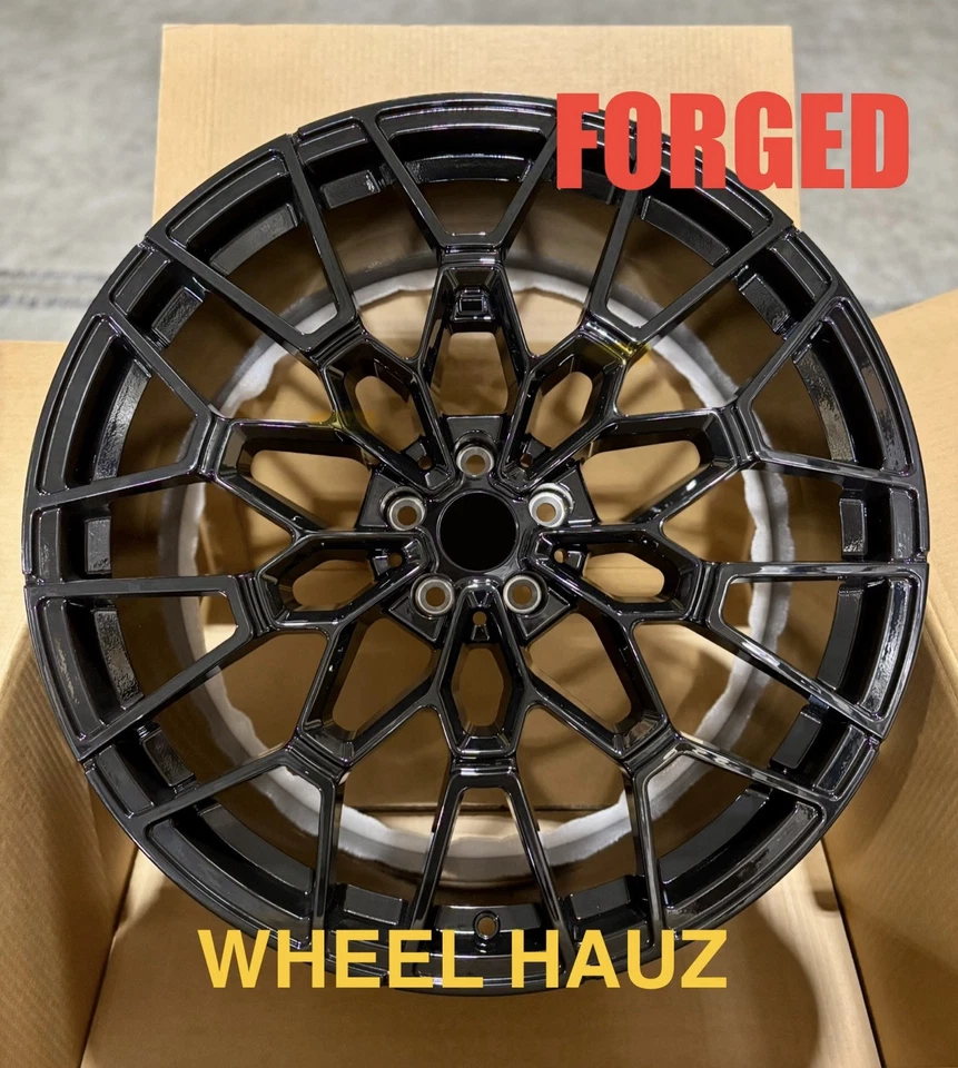 22" FORGED Wheels fits X5/ X6 Staggered Black (Set of 4) - Image 1 of 1